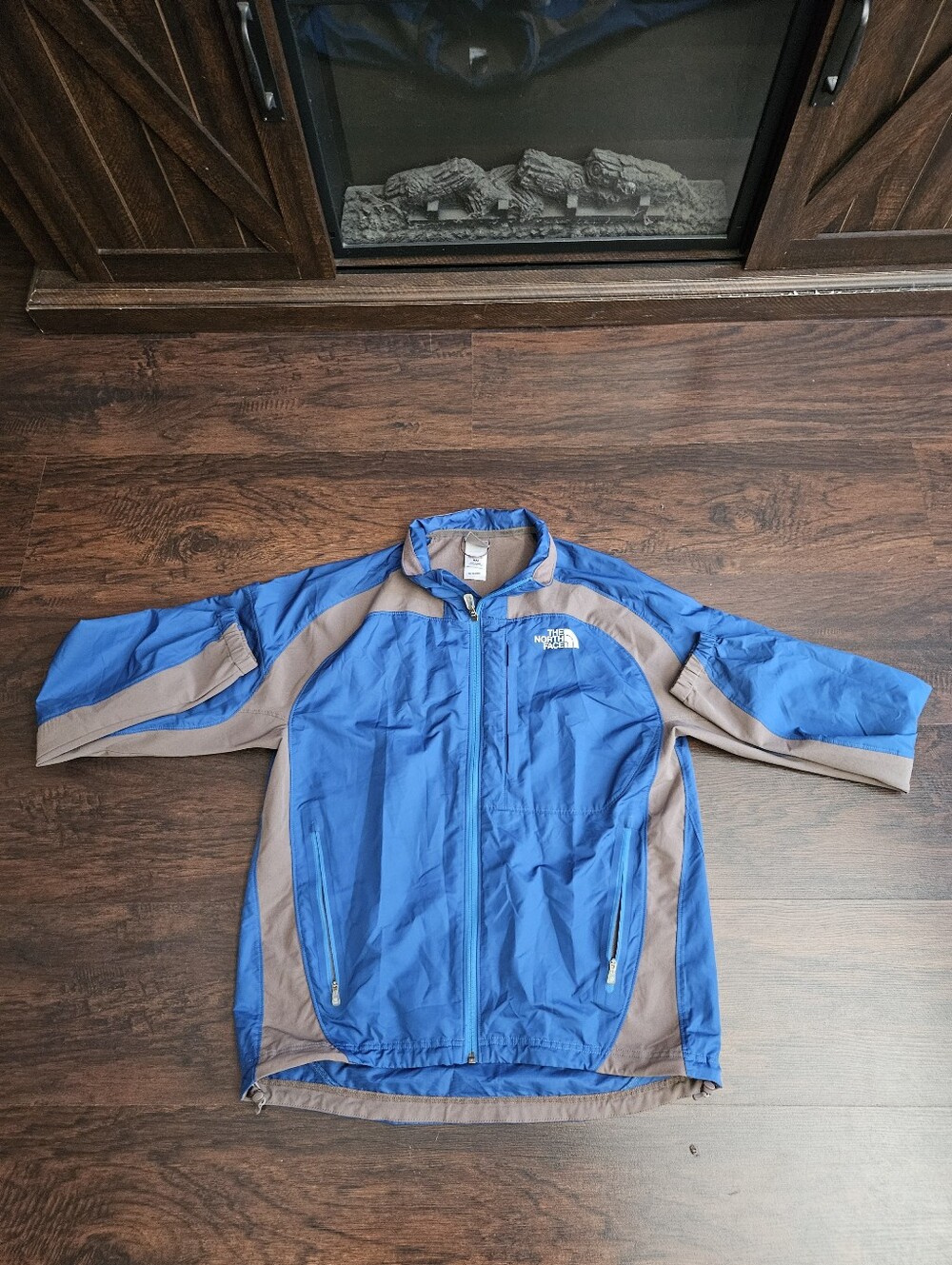 Breaker Jacket Me The North Face Flight Series Blue Full Zip Wind  Size Medium